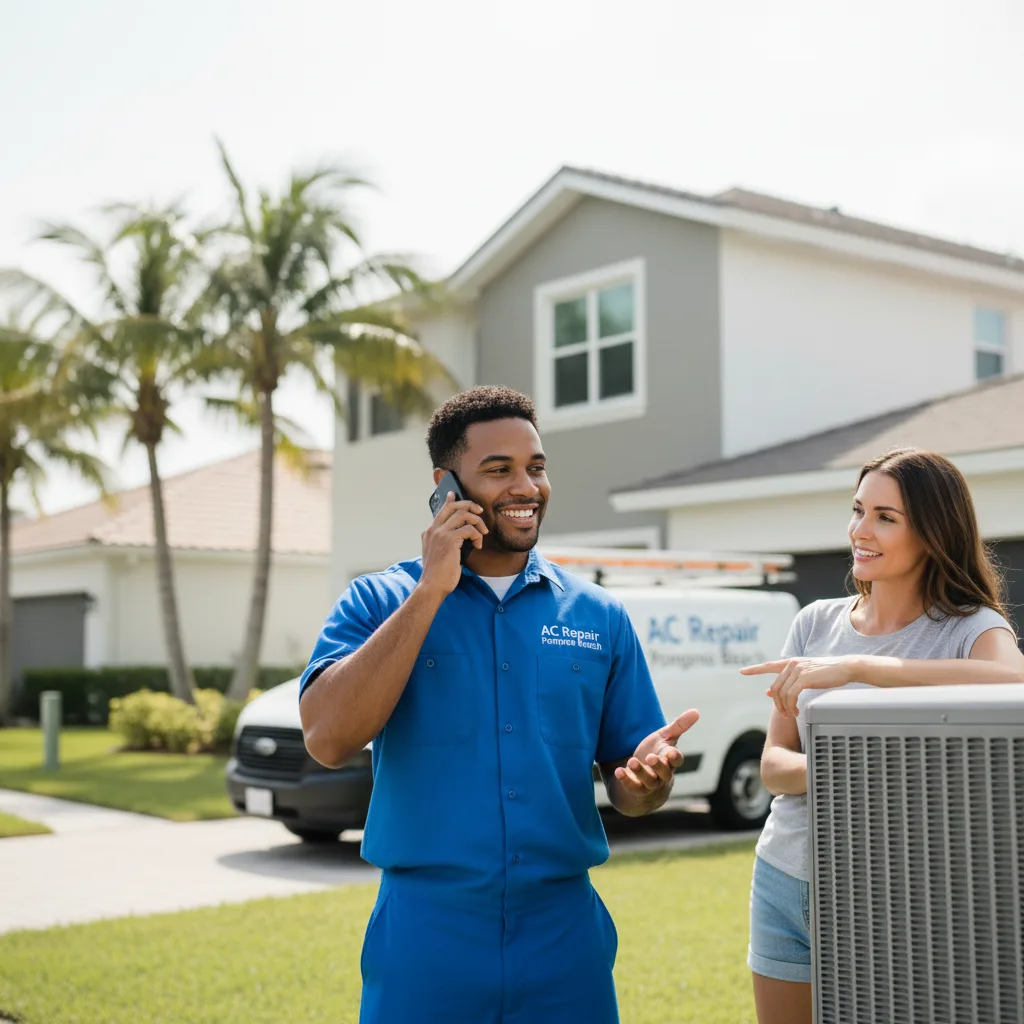 AC Repair Pompano Beach customer support in Belmont